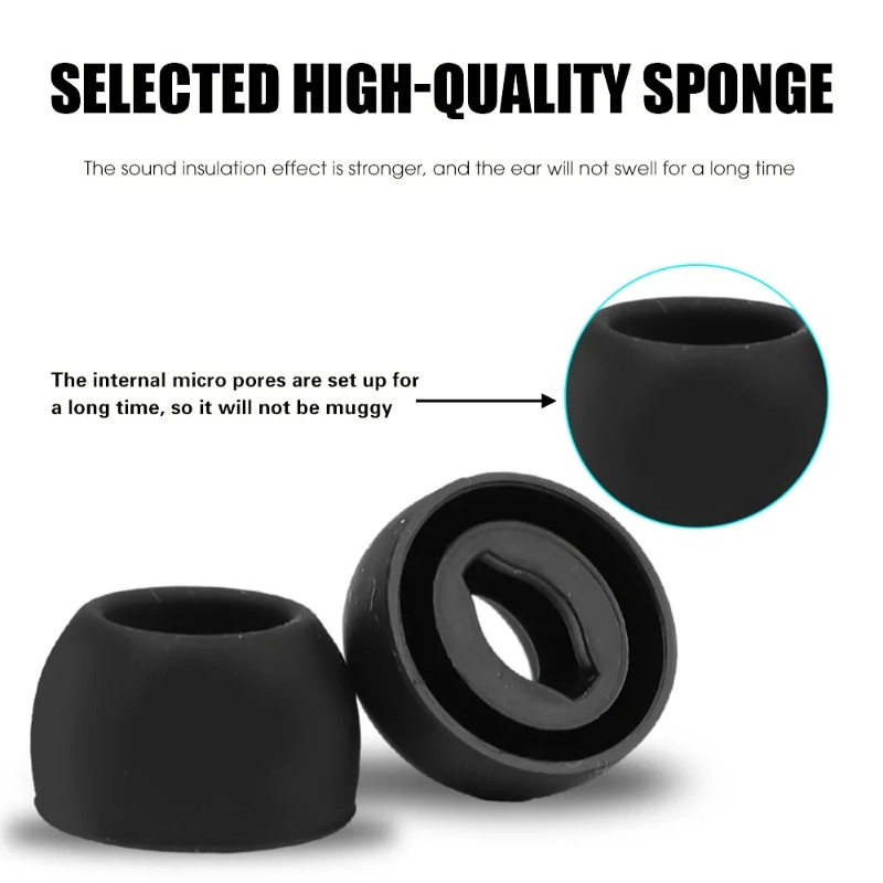 Silicone Ear Tips for Samsung  - огляд і ціна Earphone Foam Tip