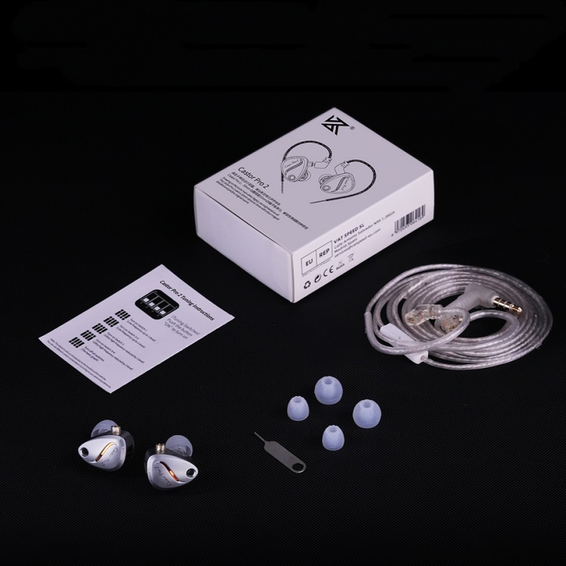 KZ Castor PRO 2 HiFi Earphones - огляд і ціна Audiophile Headphone Wired