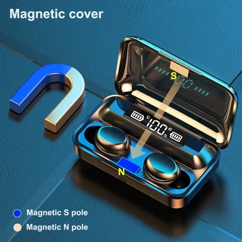 New F9 Bluetooth Headphones 9D - огляд і ціна Wireless Earbuds Tws