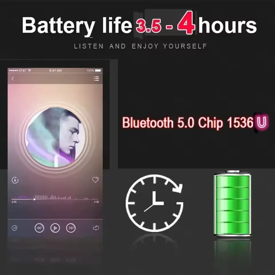 Bluetooth 5.3 New Air Por 5 Wi - огляд і ціна Wireless Earbuds Tws